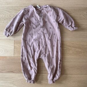 Quincy Mae Mauve Star Kids Footie